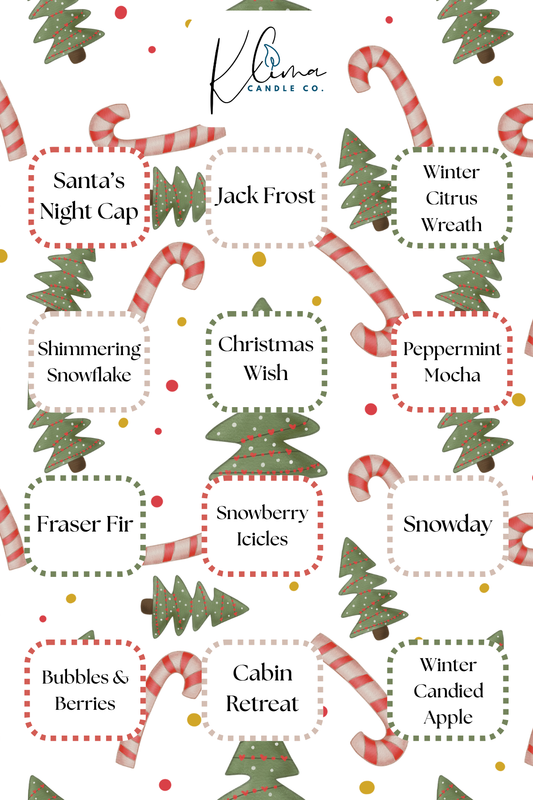 Holiday Advent Calendar Wax Melts – 12 Festive Scents