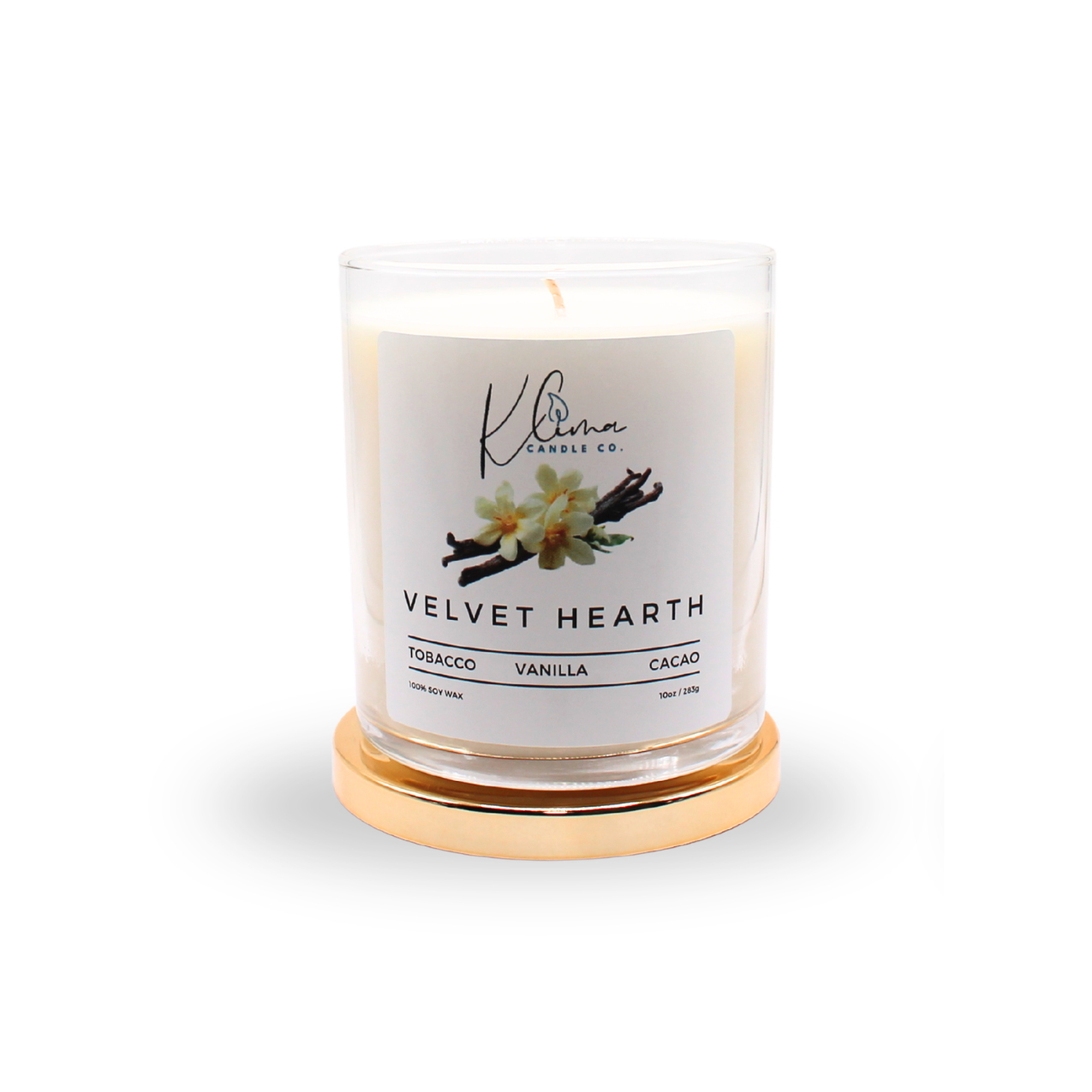 Velvet Hearth Candle – Spiced Tobacco, Vanilla & Cacao