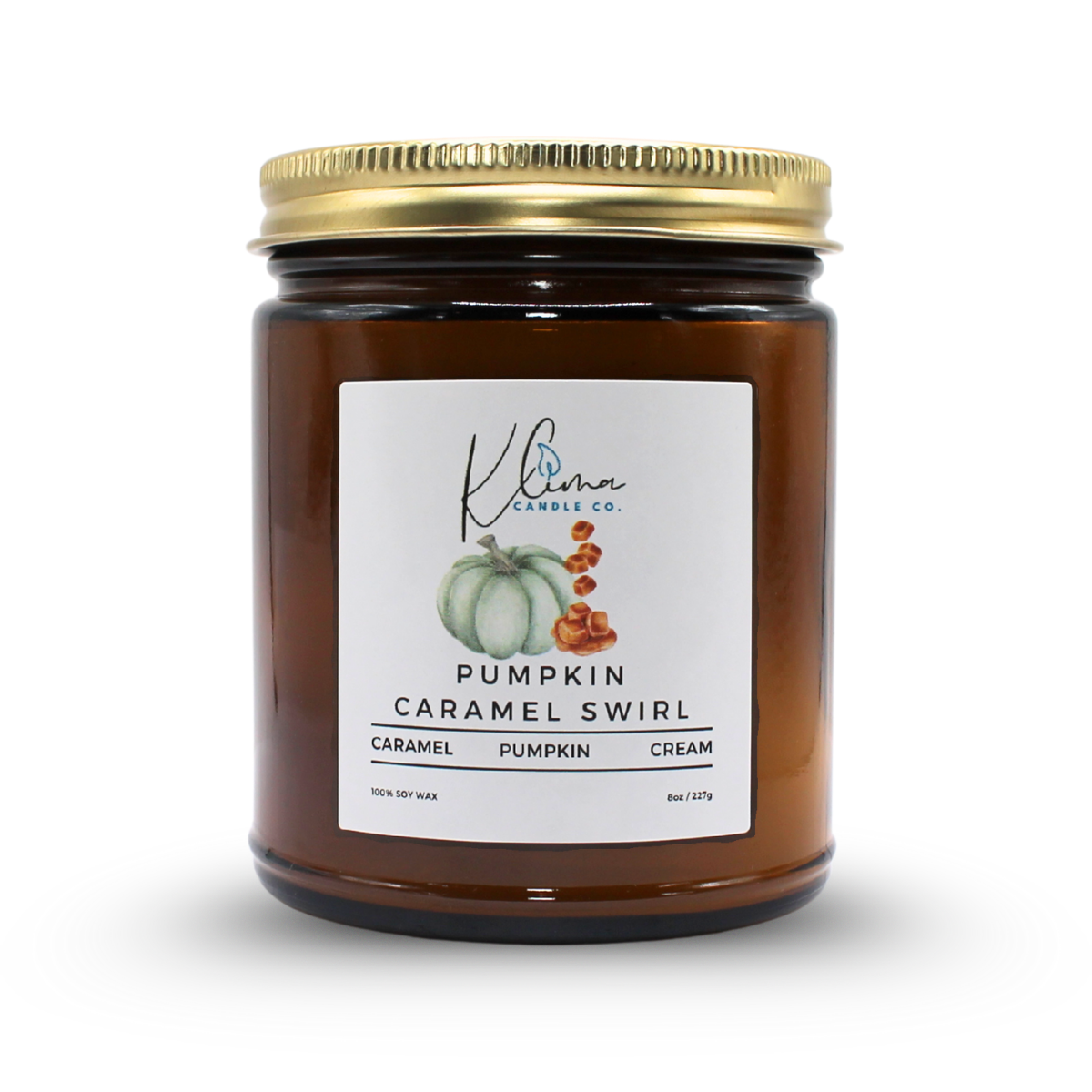 Caramel Pumpkin Candle – Cinnamon, Cream & Brown Sugar