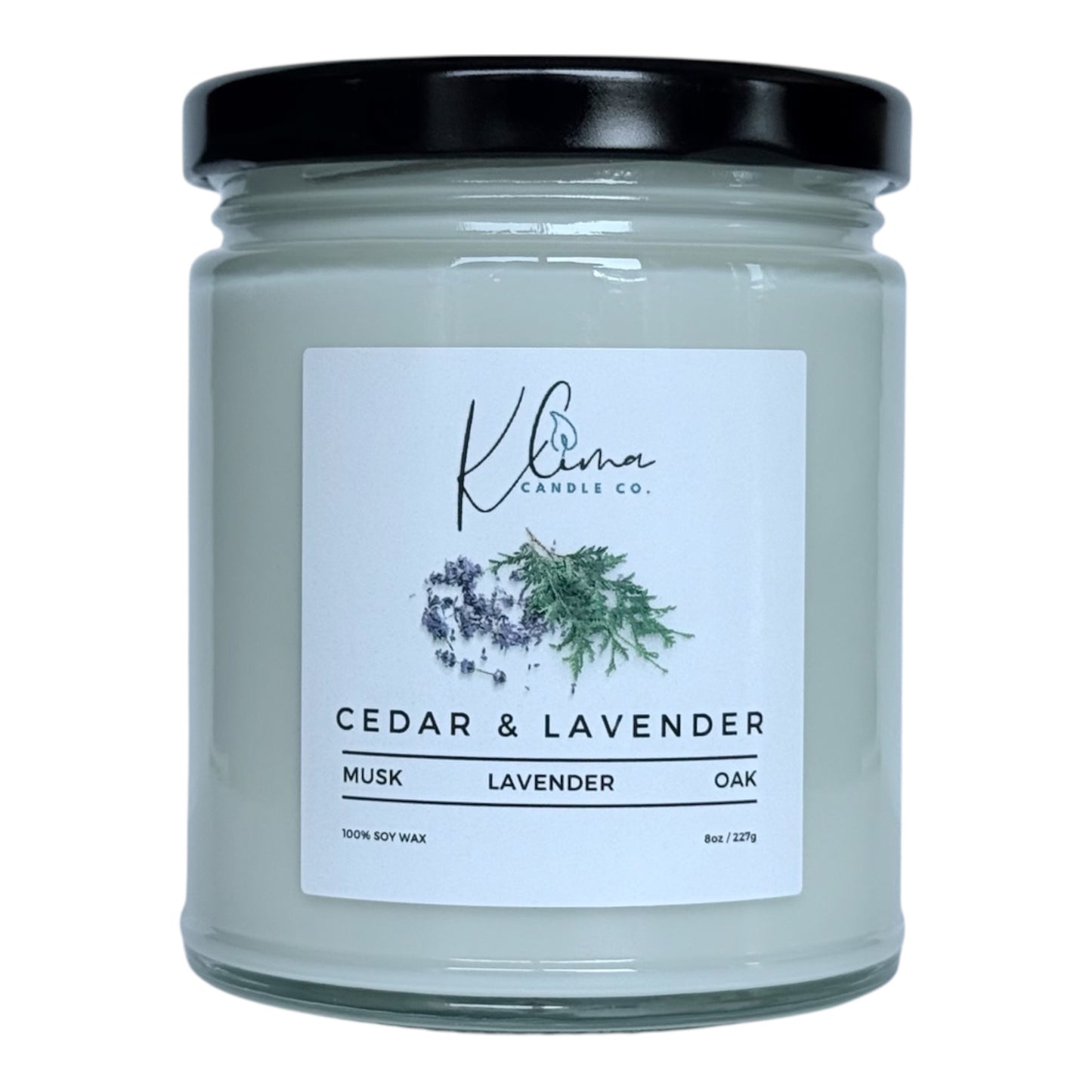 Lavender & Cedar Candle – Grounded, Fresh & Relaxing