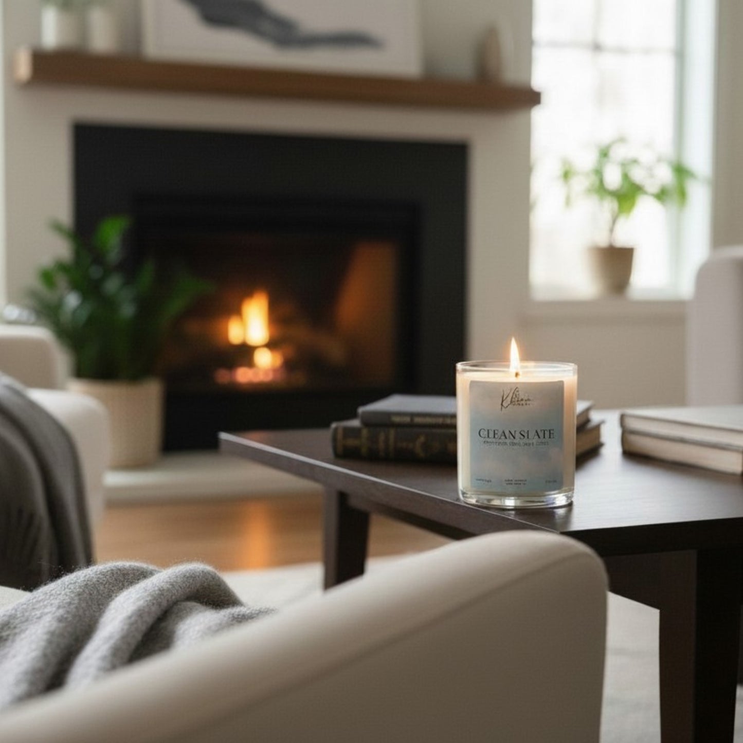 Clean Slate Candle – Rain Water, Olive Leaf & Citron