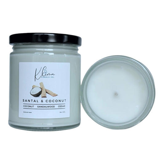 Coconut & Sandalwood Candle – Cozy, Soft & Subtle