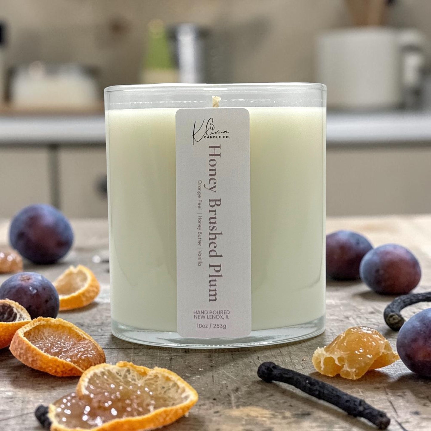 Honey Blushed Plum Candle – Honey, Plum & Vanilla
