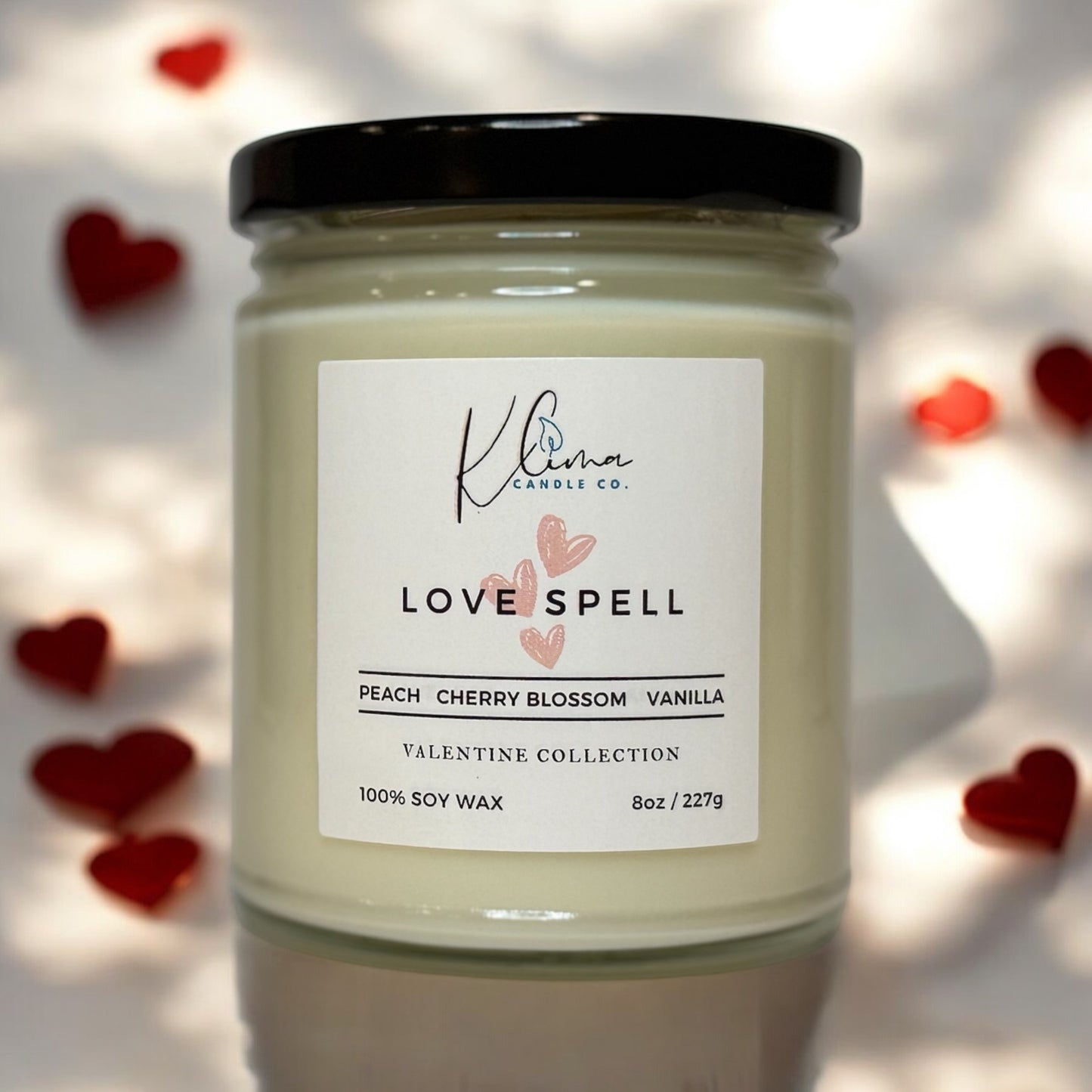 Love Spell Candle – Peach, Cherry Blossom & Vanilla