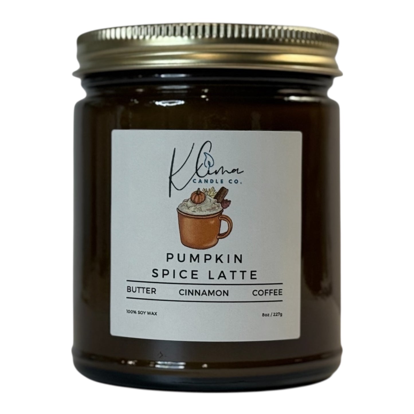 Pumpkin Coffee Candle – Sweet, Spiced & Cozy