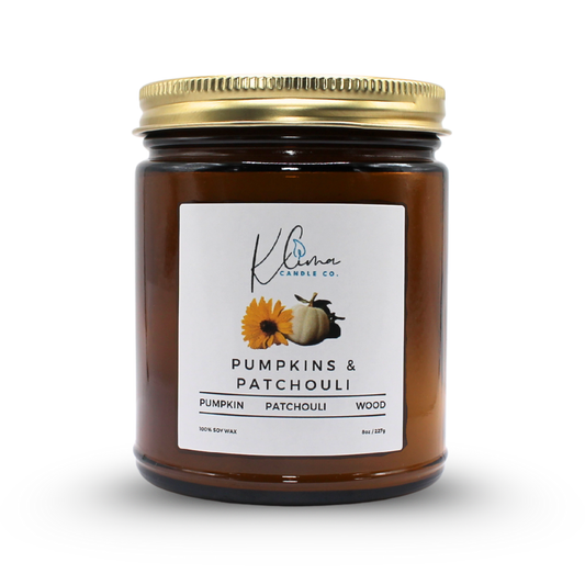 Pumpkin Patchouli Candle – Spiced Pumpkin & Warm Woods