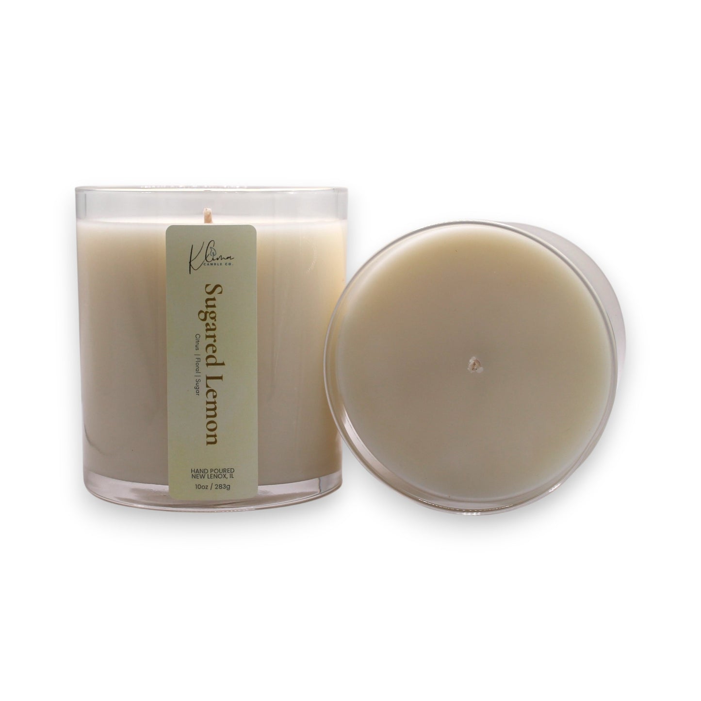 Sugared Lemon Candle – Citrus, Berry & Vanilla Sugar