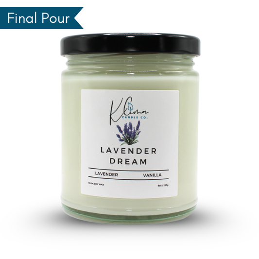 Lavender Dream Candle – Lavender & Vanilla Soy