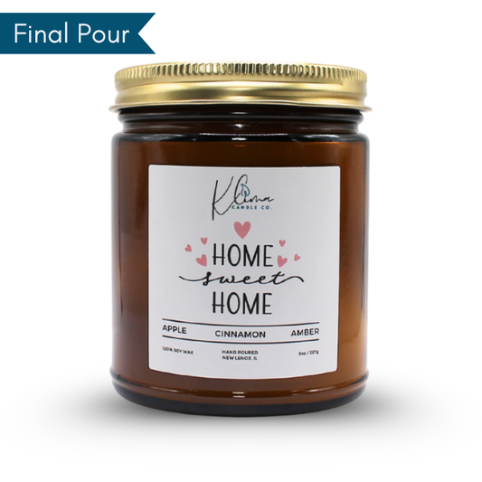 Home Sweet Home Candle – Apple, Cinnamon & Vanilla