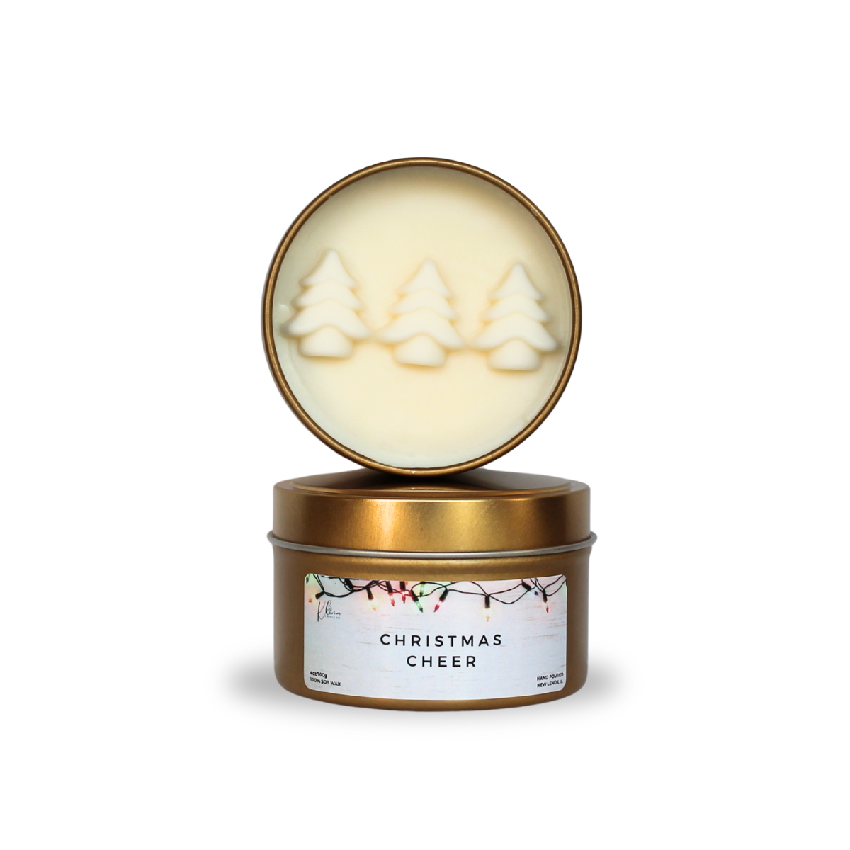 Christmas Cheer Wickless Candle – Citrus, Spice & Soft Woods