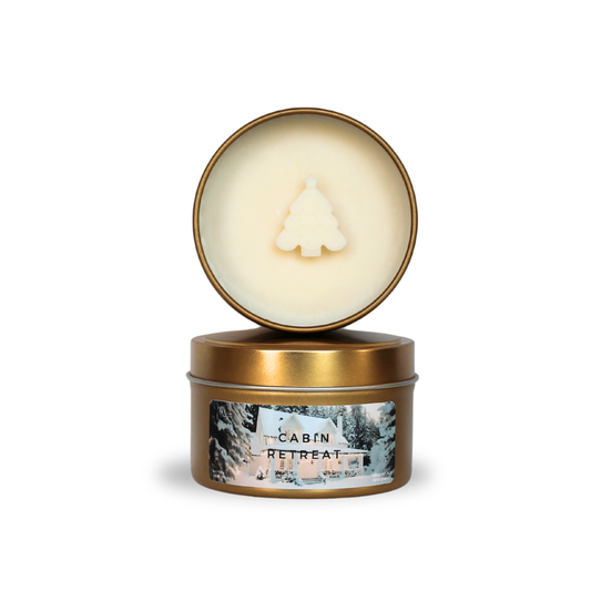 Cabin Retreat Wickless Candle – Cedarwood, Vanilla & Cozy Forest Air