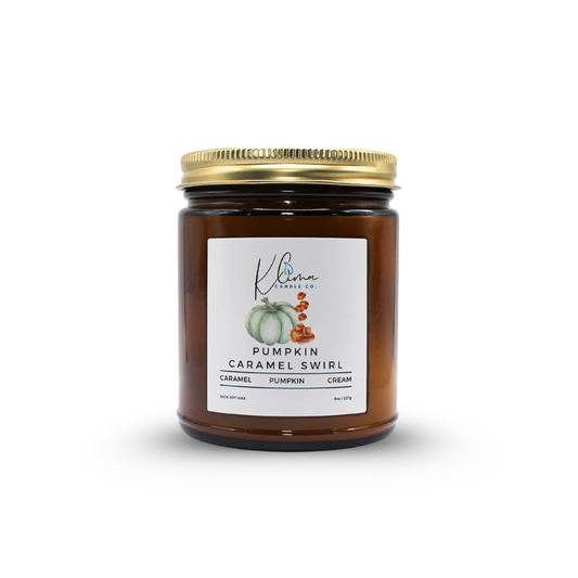 Pumpkin Caramel Swirl Candle – Caramel, Pumpkin & Brown Sugar
