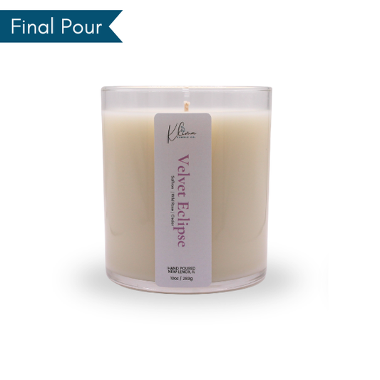 Velvet Eclipse Candle – Saffron, Rose & Cashmere Musk