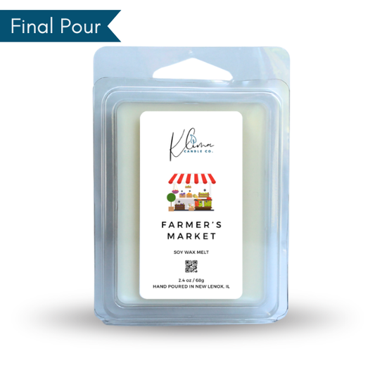 Farmer’s Market Wax Melts – Clementine & Basil Botanicals