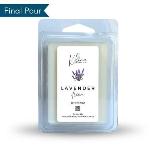 Lavender Dream Wax Melts – Lavender, Vanilla & Cedarwood
