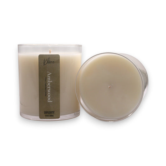 Amberwood Candle – Citrus Zest, Tonka Bean & Black Amber Resin