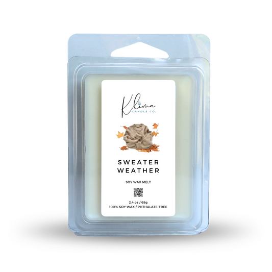 Autumn Sweater Weather Wax Melts – Crisp & Cozy Blend