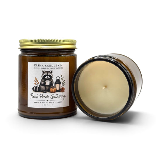 Back Porch Gatherings Candle – Maple, Sandalwood & Amber