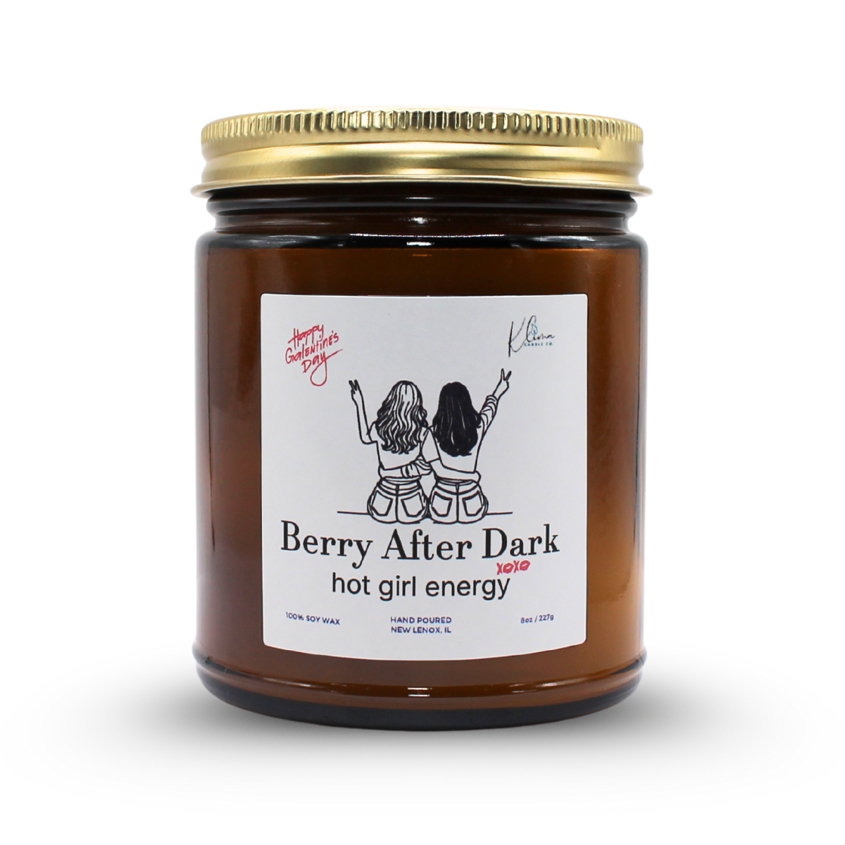 Berry After Dark Candle – Strawberry, Jasmine & Plum
