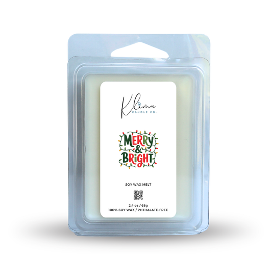 Merry & Bright Wax Melts – Cranberry, Candy Cane & Vanilla
