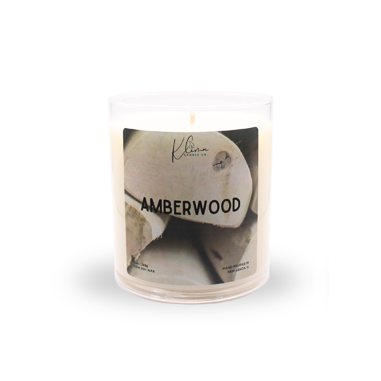 Amberwood Candle – Citrus Zest, Tonka Bean & Black Amber Resin