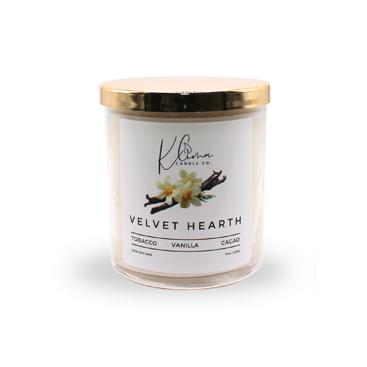 Velvet Hearth Candle – Spiced Tobacco, Vanilla & Cacao