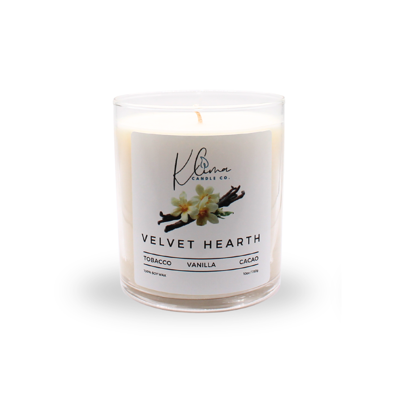 Velvet Hearth Candle – Spiced Tobacco, Vanilla & Cacao