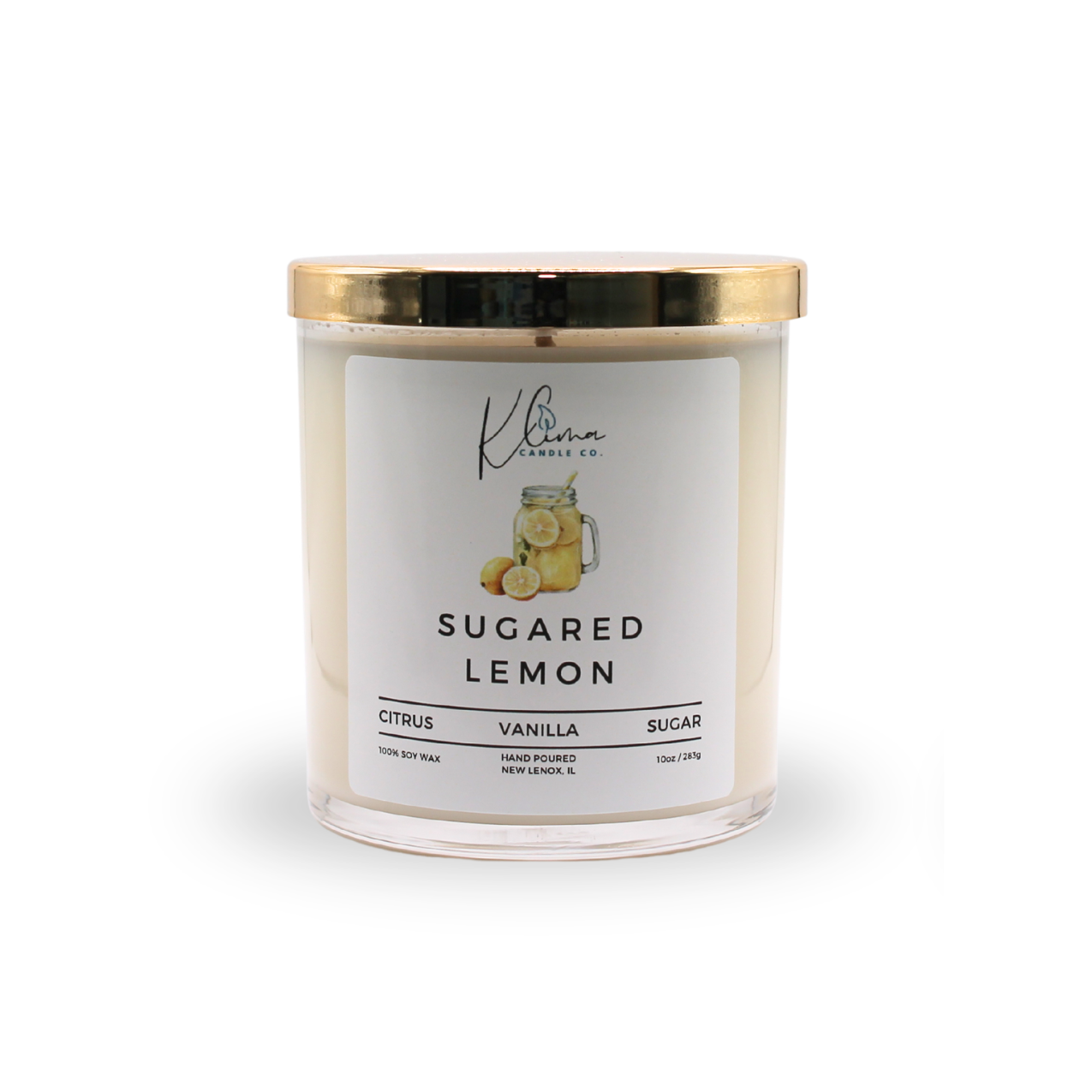 Lemon Sugar Candle – Citrus, Berry & Vanilla Sugar