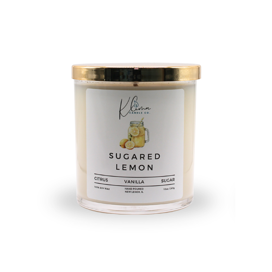 Lemon Sugar Candle – Citrus, Berry & Vanilla Sugar