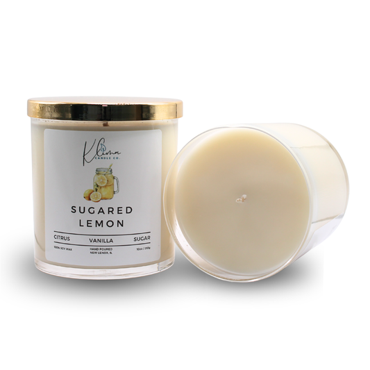 Lemon Sugar Candle – Citrus, Berry & Vanilla Sugar