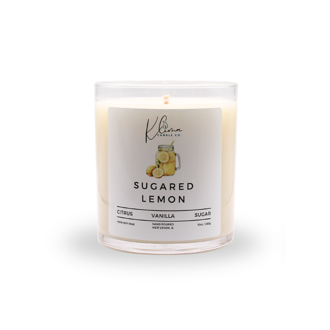 Lemon Sugar Candle – Citrus, Berry & Vanilla Sugar