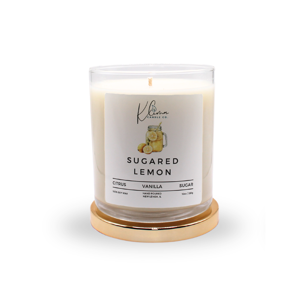 Lemon Sugar Candle – Citrus, Berry & Vanilla Sugar
