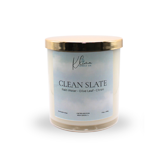 Clean Slate Candle – Rain Water, Olive Leaf & Citron