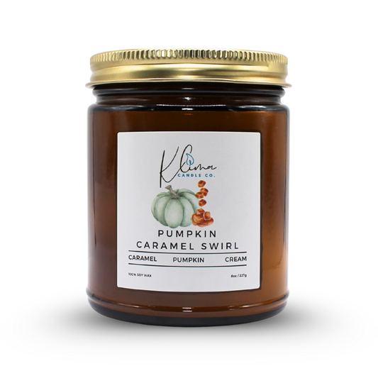 Caramel Pumpkin Candle – Cinnamon, Cream & Brown Sugar