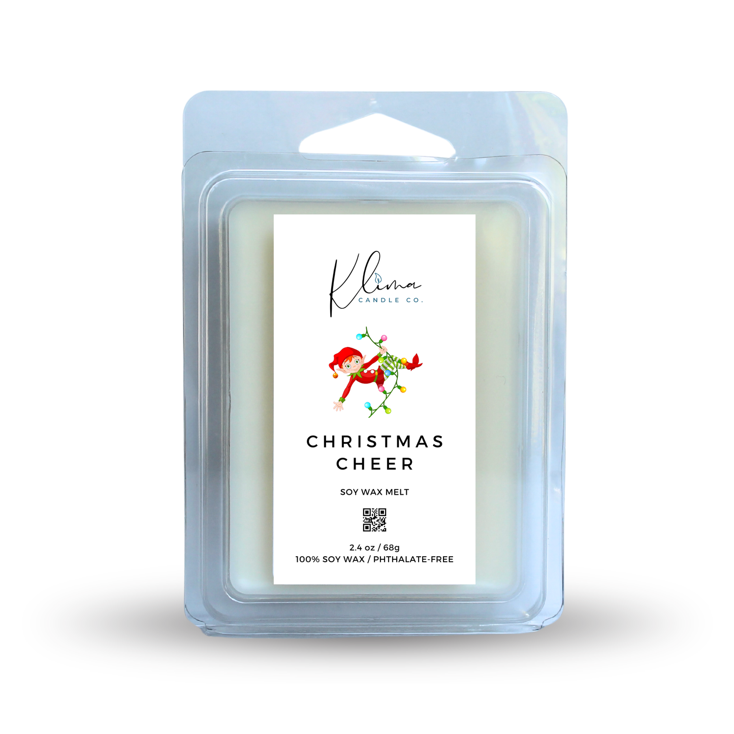 Citrus, holly berry, and spiced apple blend with fir and musk for a cheerful, cozy holiday scent.