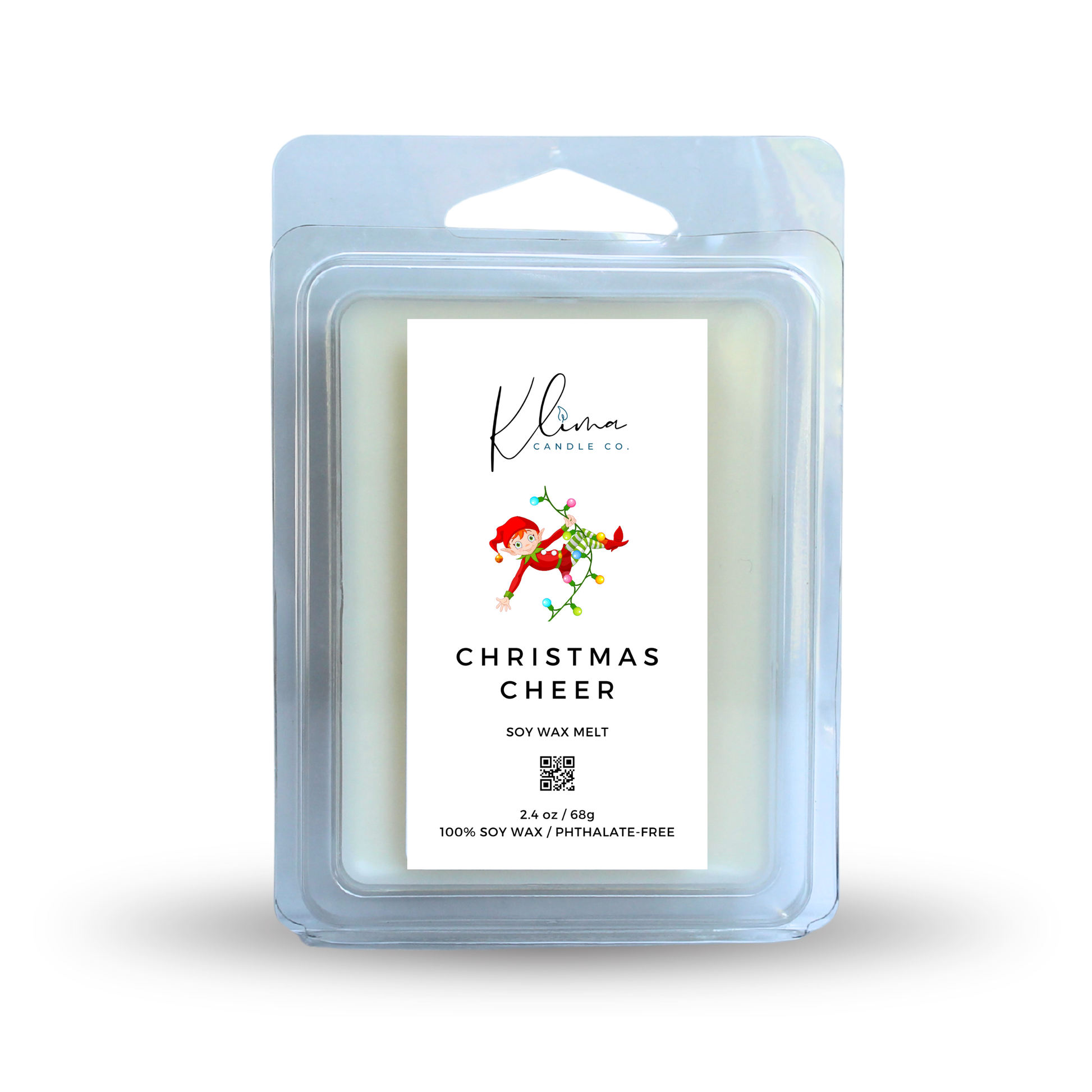Citrus, holly berry, and spiced apple blend with fir and musk for a cheerful, cozy holiday scent.