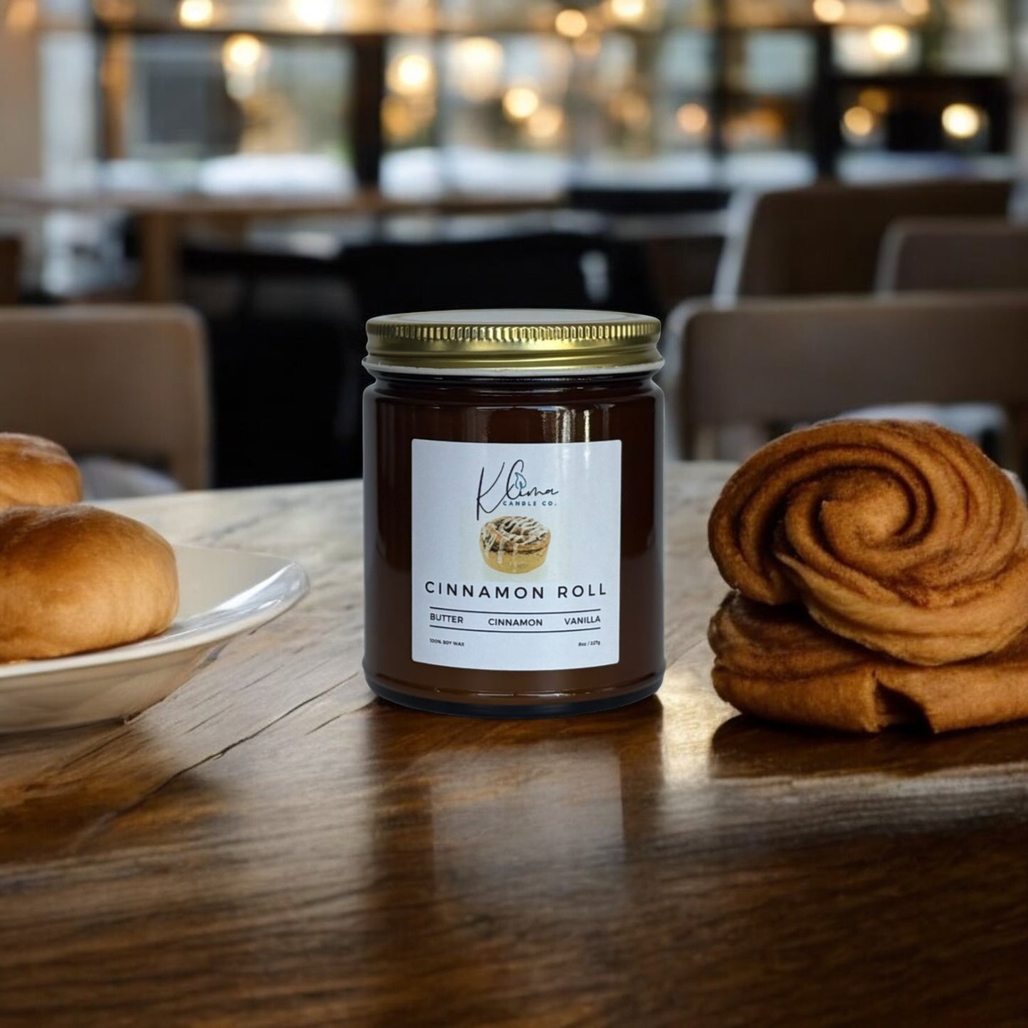 Cinnamon Rolls Candle – Brown Sugar, Cinnamon & Vanilla
