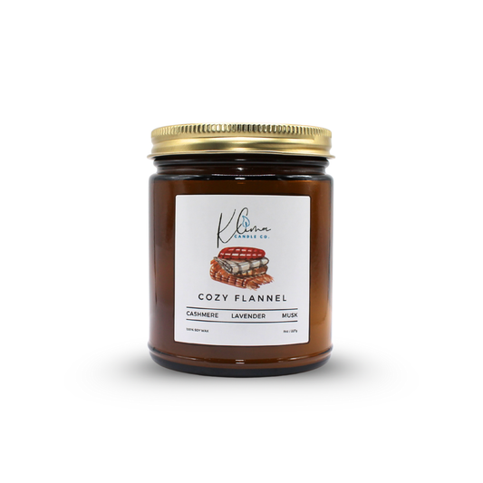 Flannel-Inspired Candle – Soft, Clean & Comforting