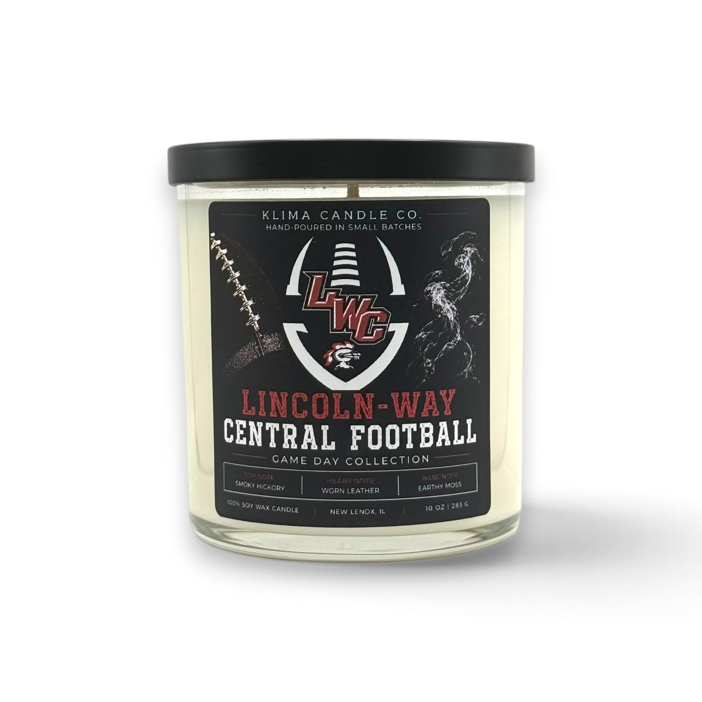 Game Day Football Candle – Smoky Hickory, Worn Leather & Earthy Moss