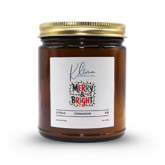 Festive cranberry, sweet raspberry, and candy cane blend with vanilla and balsam for a bright, joyful holiday scent.