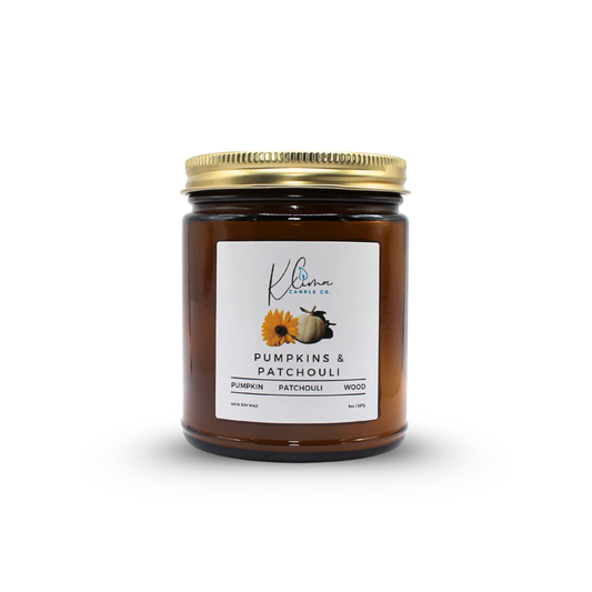 Pumpkin Patchouli Candle – Spiced Pumpkin & Warm Woods