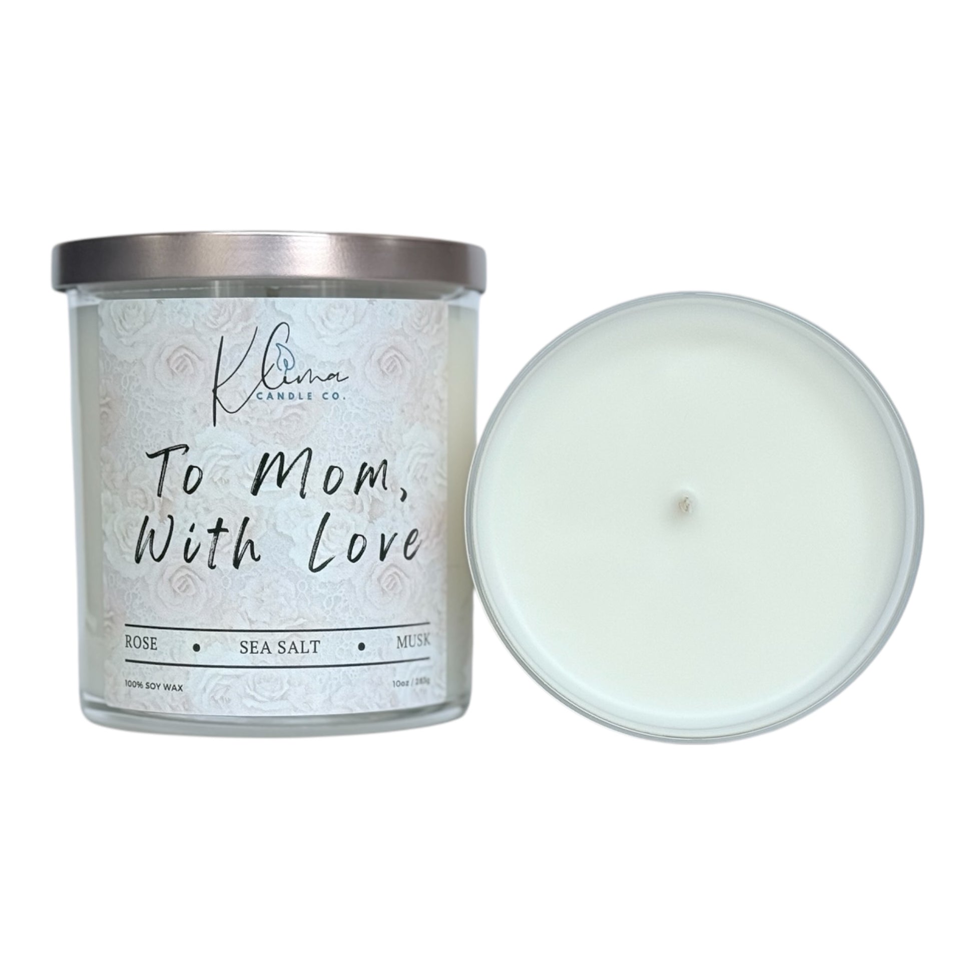 Salted Rose Candle – Rose, Sea Salt & Magnolia