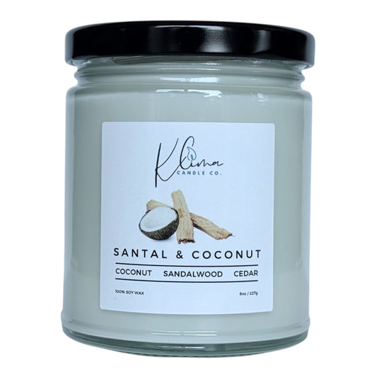 Coconut & Sandalwood Candle – Cozy, Soft & Subtle