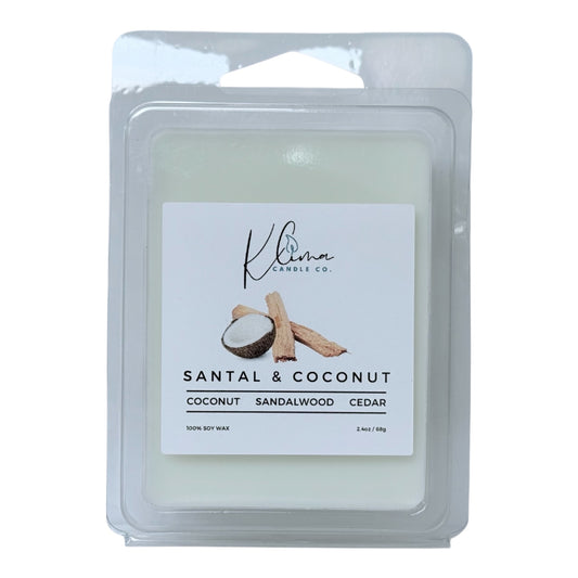 Coconut + Sandalwood Wax Melts – Luxe, Soft & Earthy