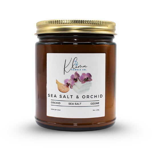 Sea Salt & Orchid Candle – Ozone, Sea Salt & Orchid