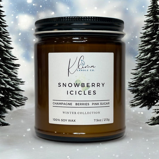 Snowberry Icicles – Berries, Champagne & Vanilla Soy Candle