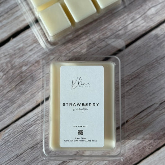 Strawberry Vanilla – Strawberry, Bourbon & Vanilla Wax Melt