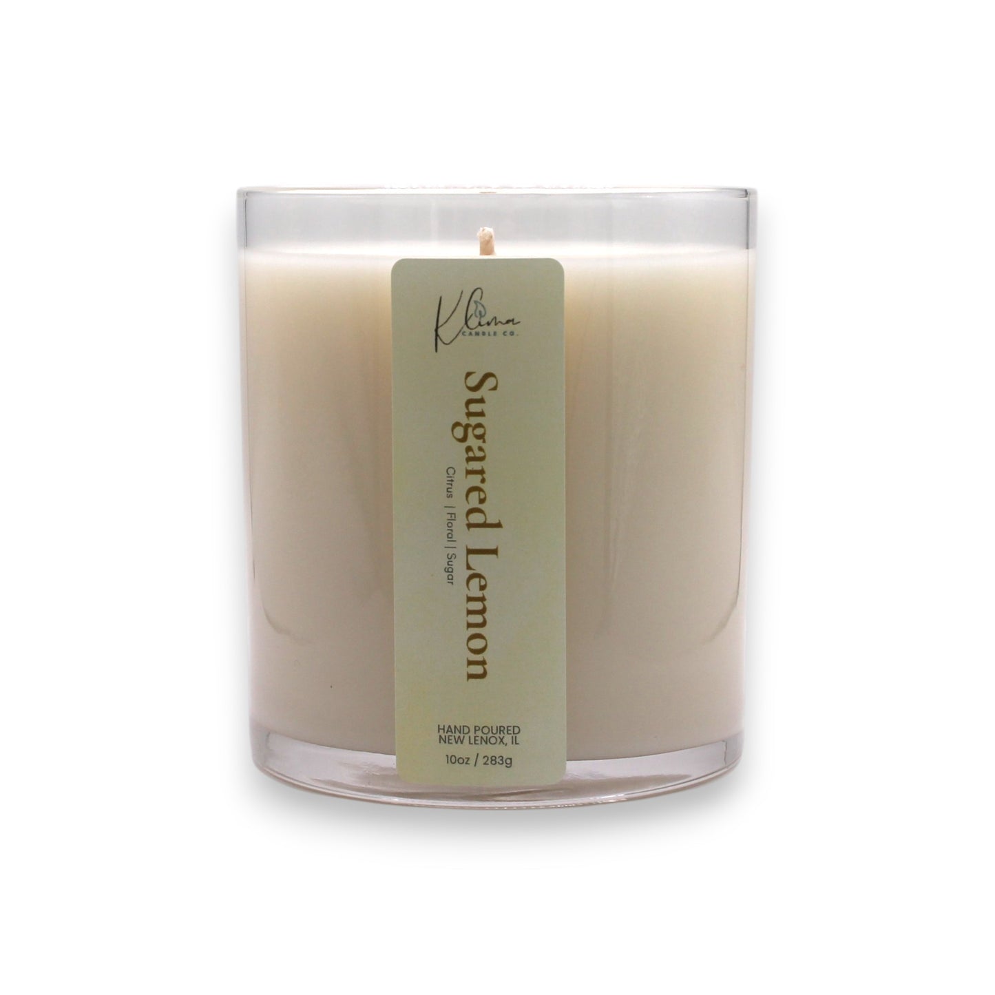 Sugared Lemon Candle – Citrus, Berry & Vanilla Sugar