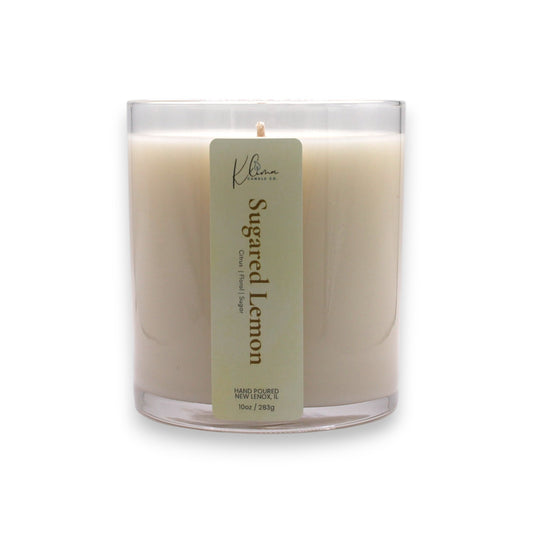 Sugared Lemon Candle – Citrus, Berry & Vanilla Sugar