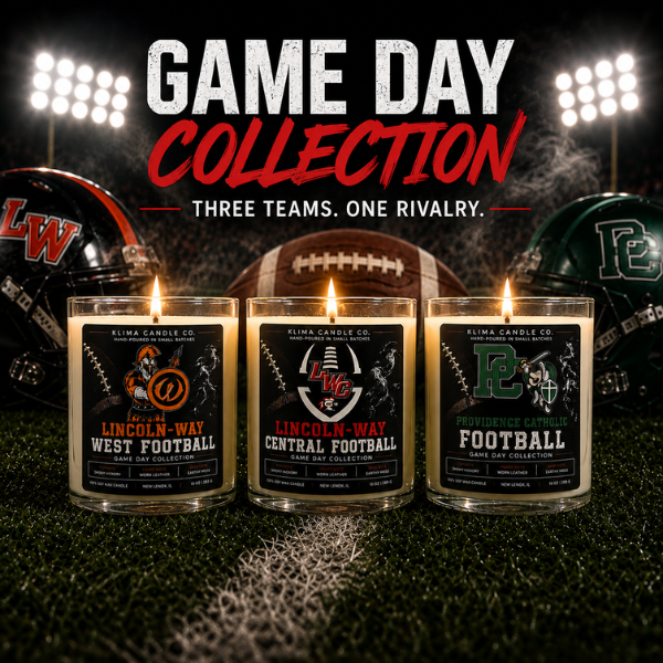 Game Day Football Candle – Smoky Hickory, Worn Leather & Earthy Moss